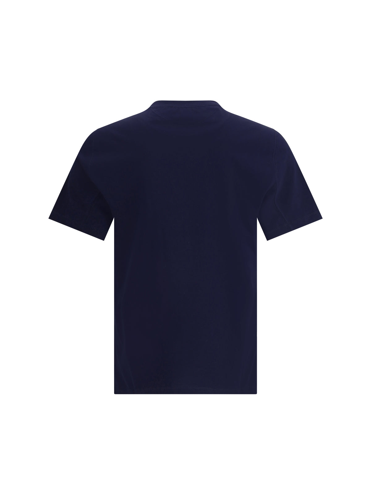 Brunello Cucinelli Logoed T-shirt - Cobalto+Grigio Medium