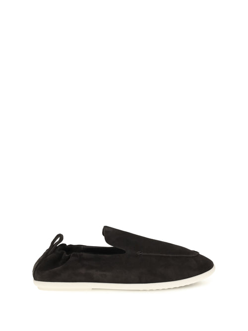 Bottega Veneta Dawson suede Loafers - Espresso/String