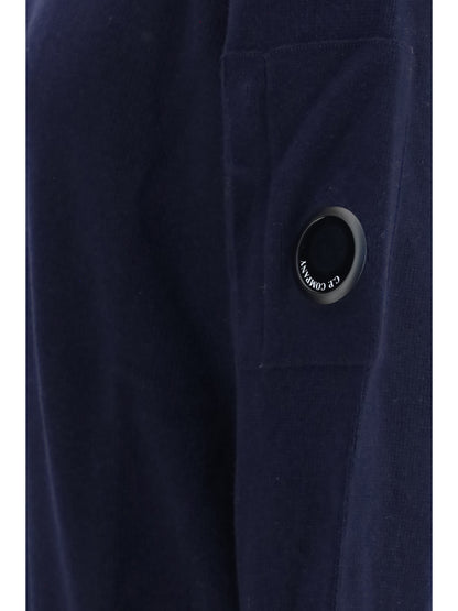 C.P. Company GRS lambswool crewneck Sweater - Total Eclipse