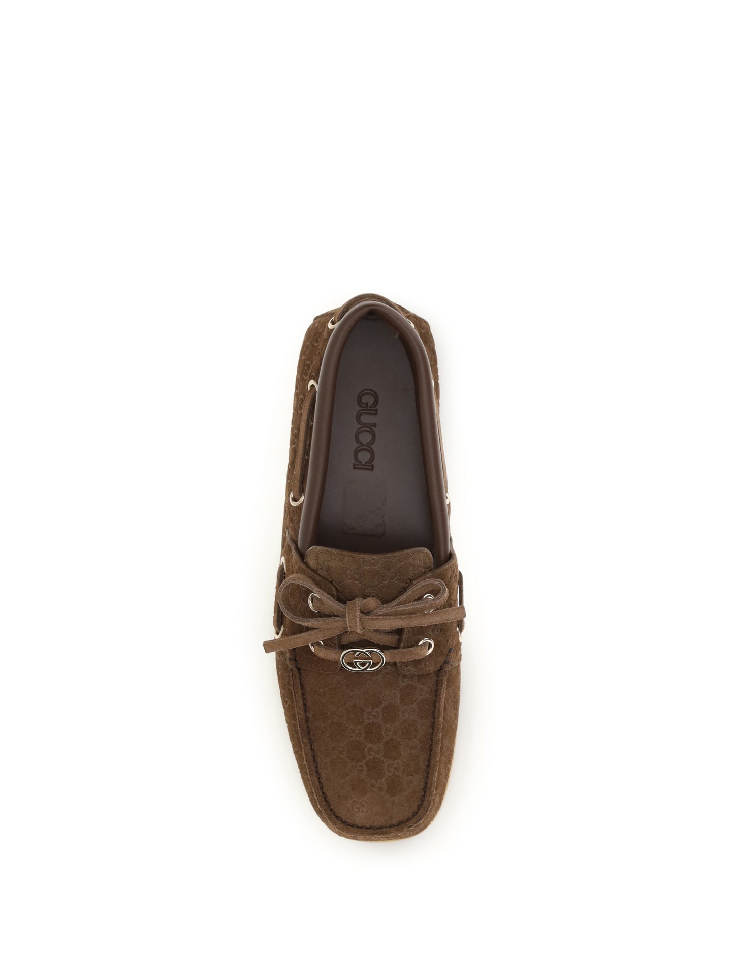 GUCCI Suede boat Loafers