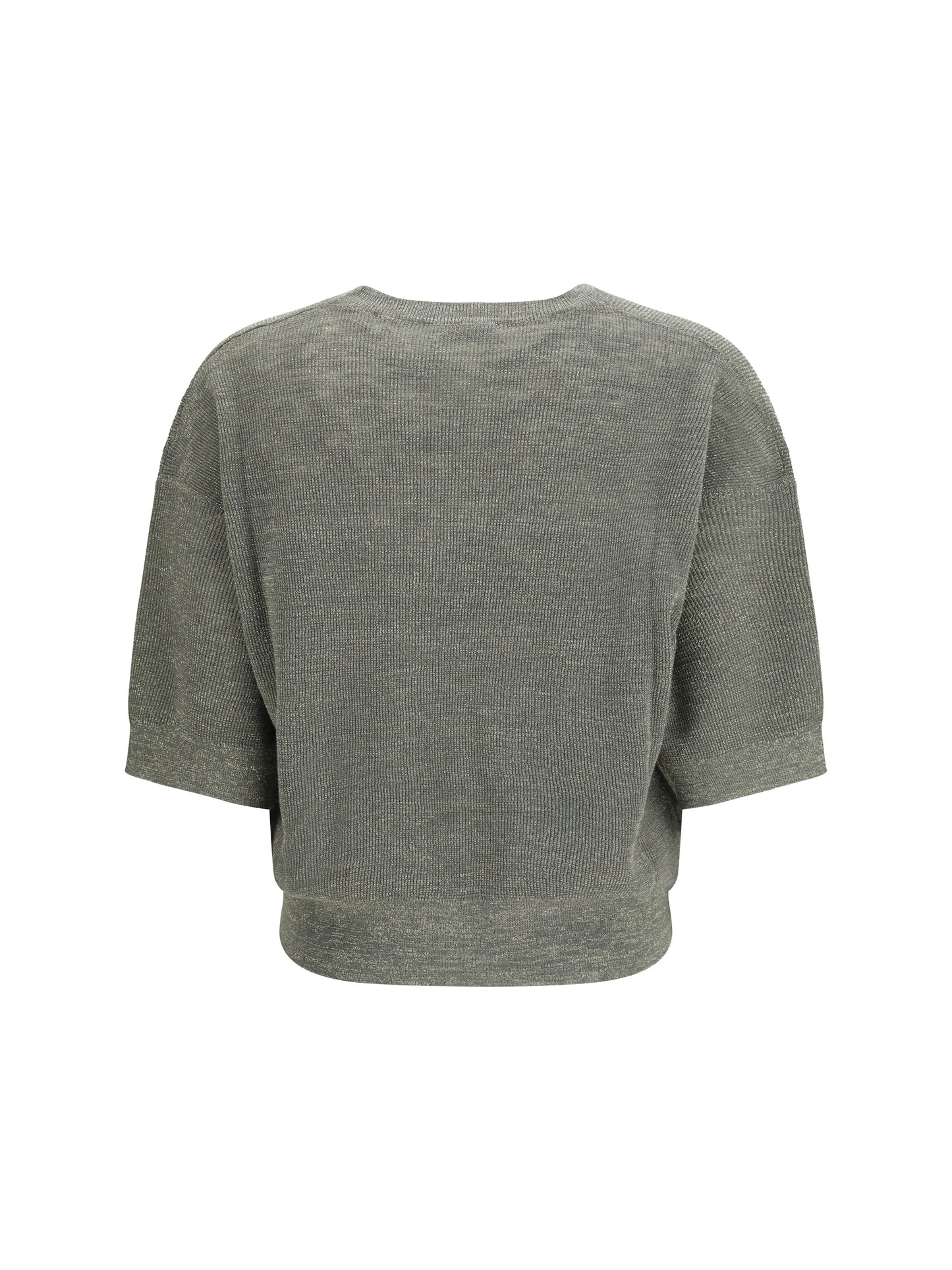 BRUNELLO CUCINELLI Linen blend Sweater with lurex effect