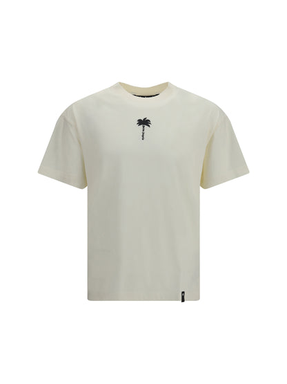 Palm Angels Palm Tree Statement T-shirt - Off White - Black