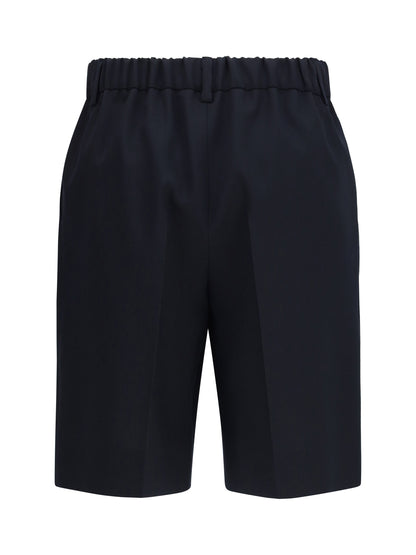 Gucci Wool Shorts - Blue/Red