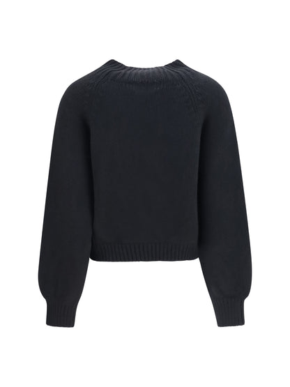 Khaite Cain cashmere Sweater - Black