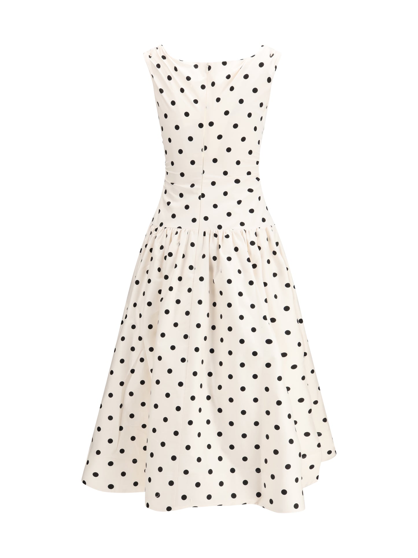 SELF-PORTRAIT Polka dot cotton midi Dress