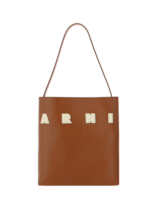 MARNI Leather Tote Bag