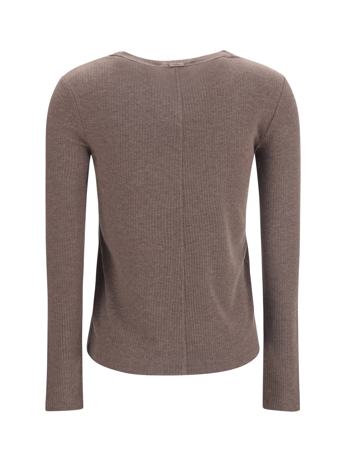 Max Mara Ribbed long-sleeve Sweater - Cacha' Dark Mel