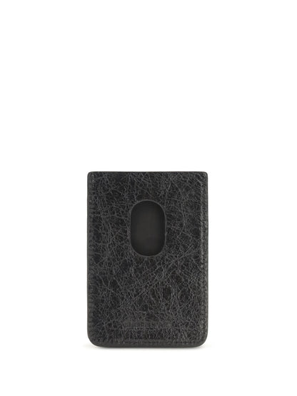 Balenciaga Le City magnetic Card Holder - Black