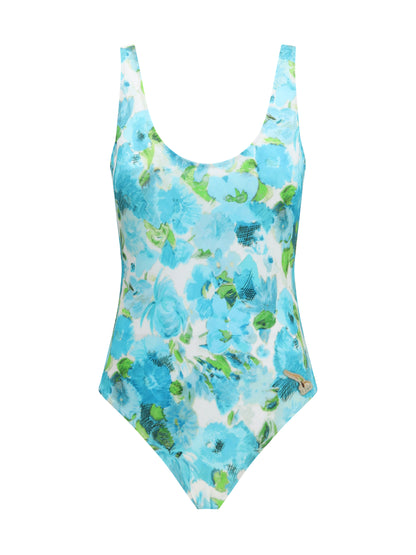 CHLOÉ Aquatic flowers print One-piece Swimsuit