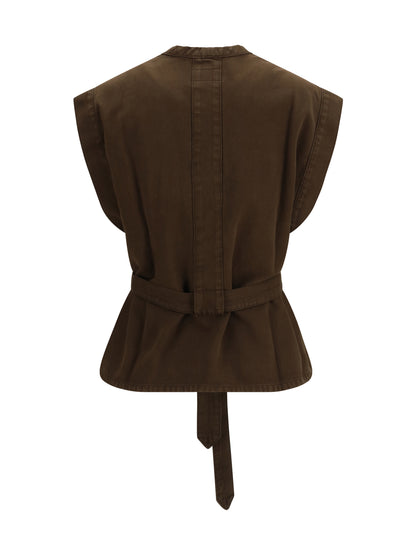 LEMAIRE Chasuble Top with belt