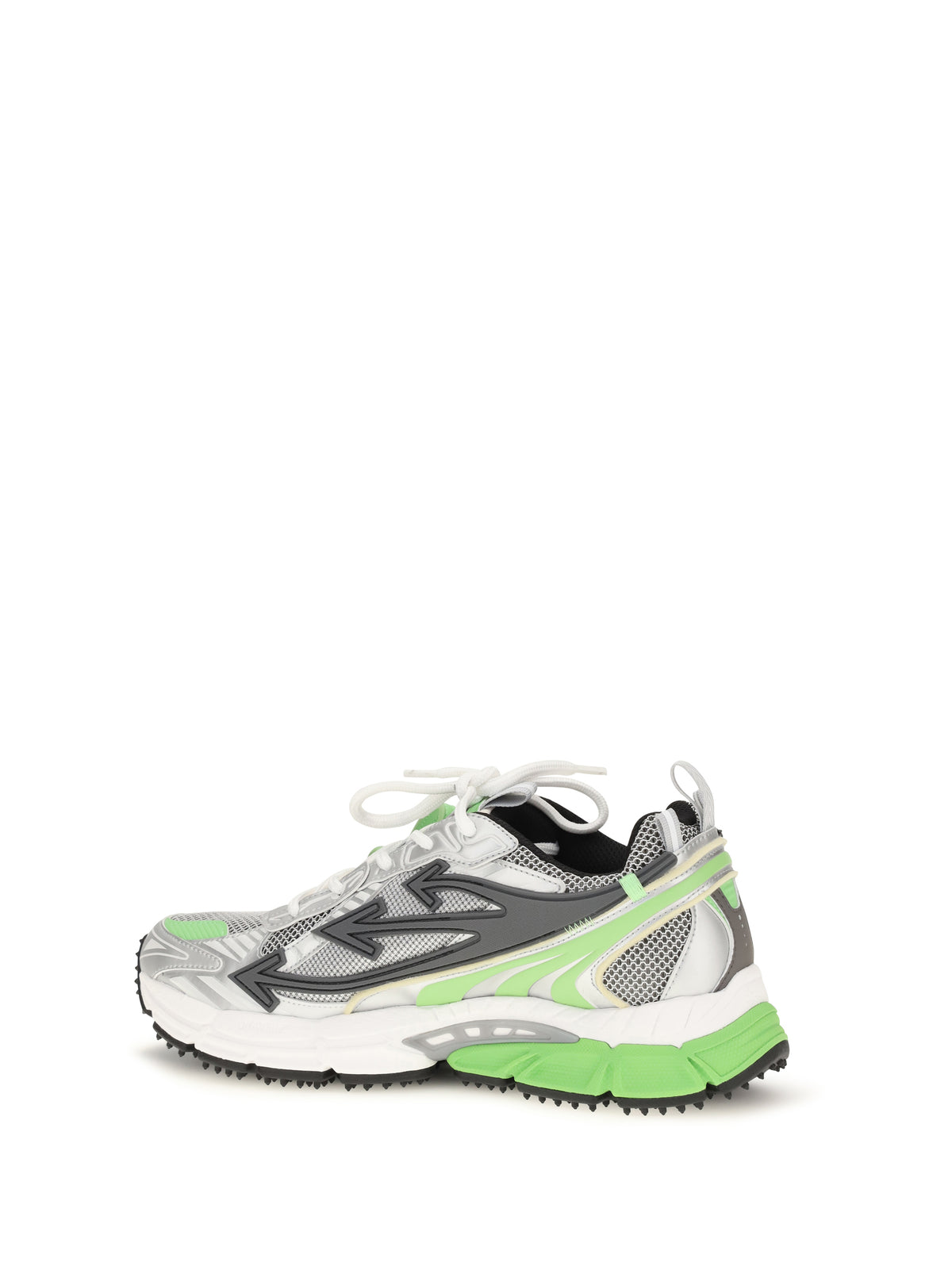 Off-White Be Right Back Sneakers - Grey/Neon Green