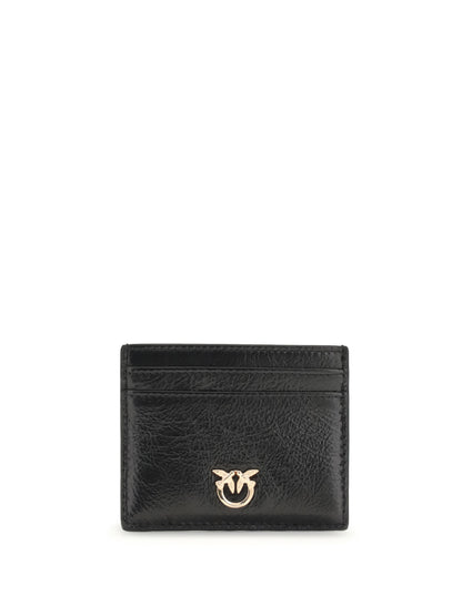 PINKO Shiny leather Card Holder