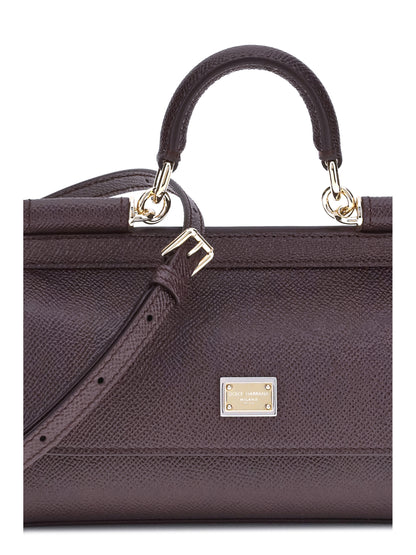 DOLCE & GABBANA Sicily small leather Handbag