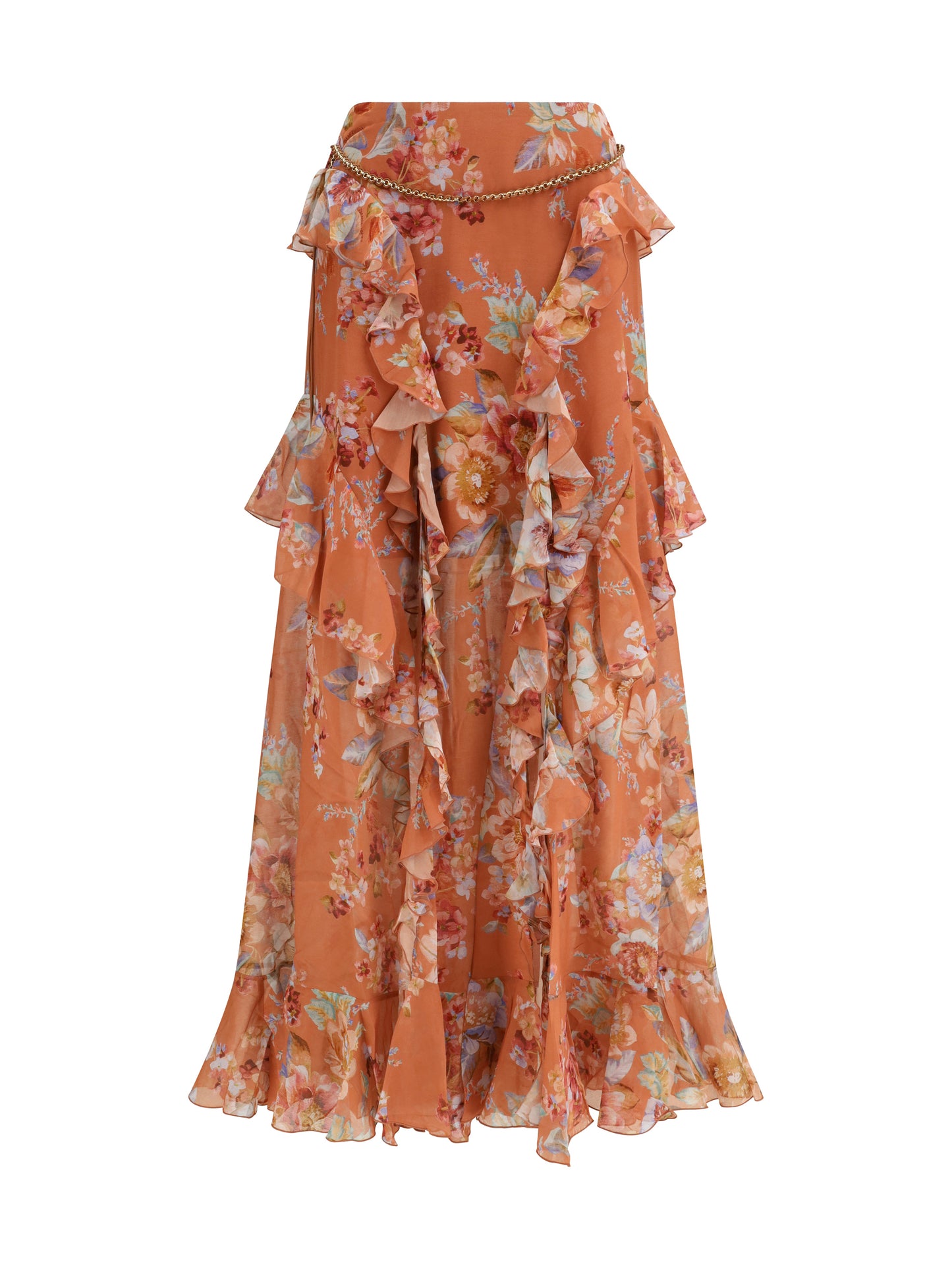 ZIMMERMANN Long Ruffle Skirt