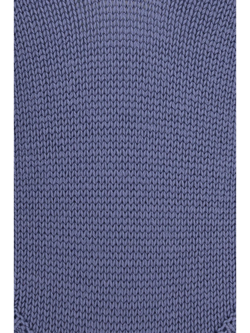 Forte_forte Cable-knit wool Bodysuit - Cadet