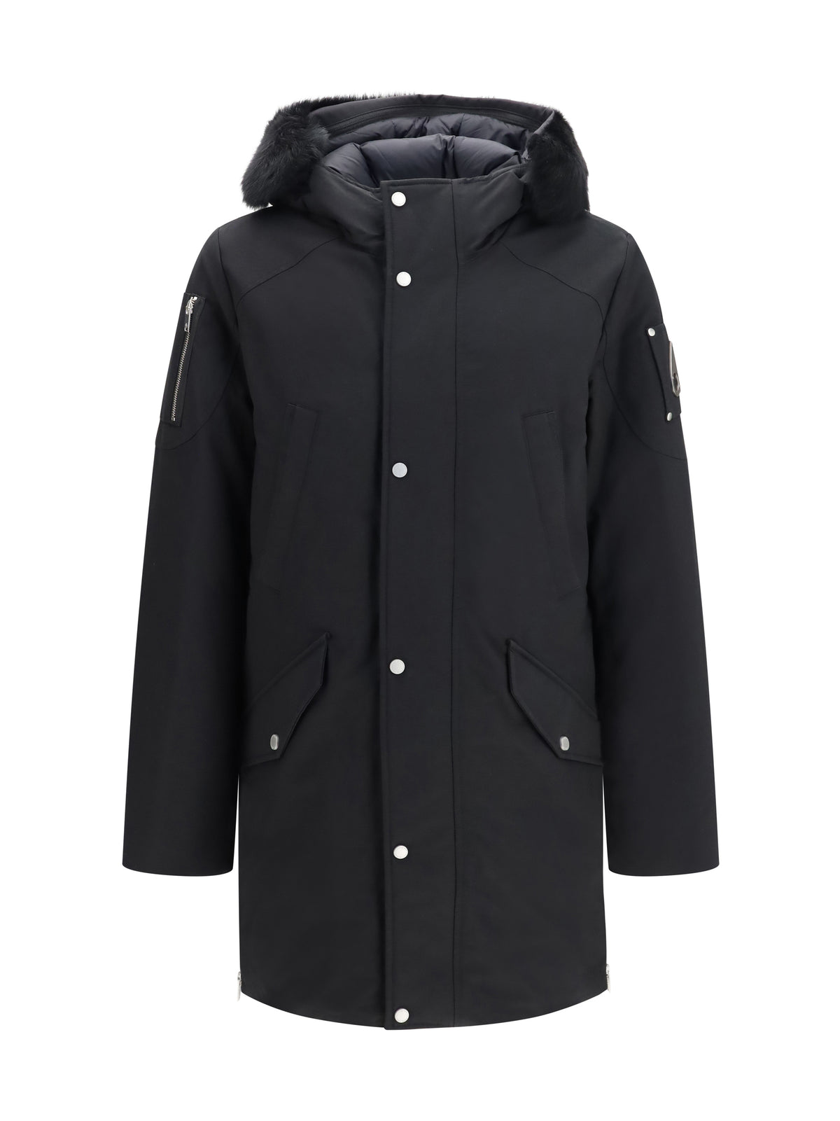 Moose Knuckles Stirling 2.0 Down Parka - Blk W/Blk Sh