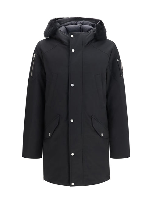 Moose Knuckles Stirling 2.0 Down Parka - Blk W/Blk Sh