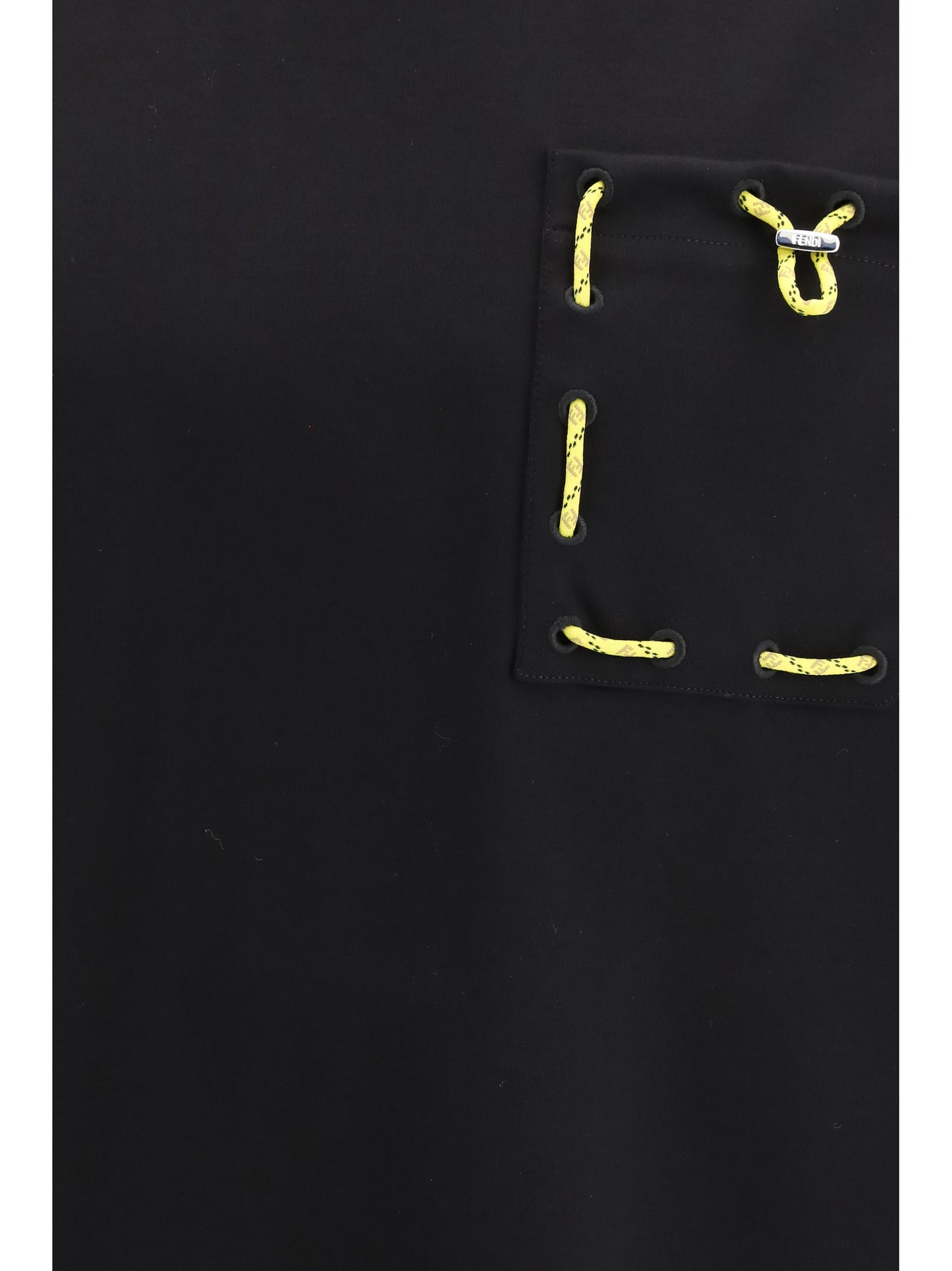 FENDI short sleeve T-shirt in cotton with applied pocket