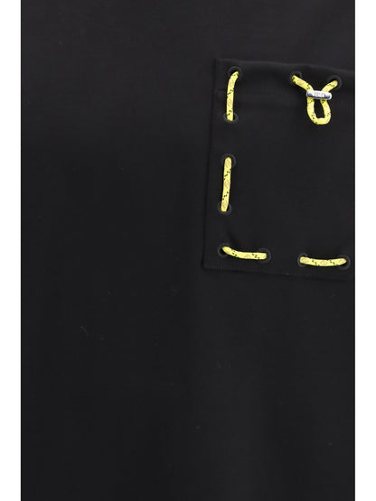 FENDI short sleeve T-shirt in cotton with applied pocket