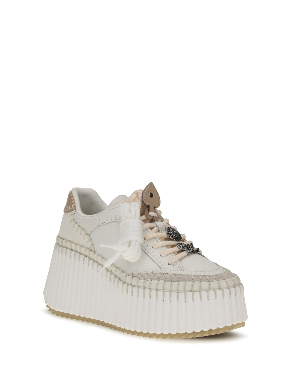 Chloé Nama platform Sneakers - Lovely White