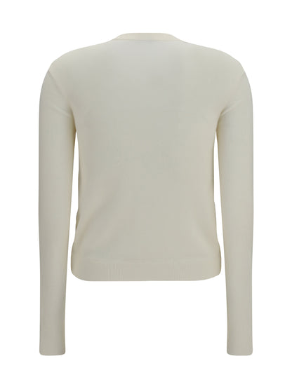 Burberry Quilted knit Cardigan - Ceramic White