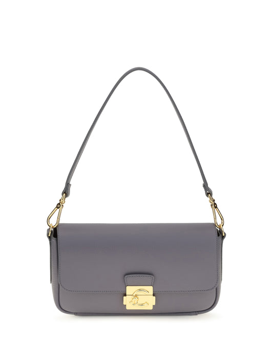Coccinelle C-Me Lock medium Shoulder Bag - Stove
