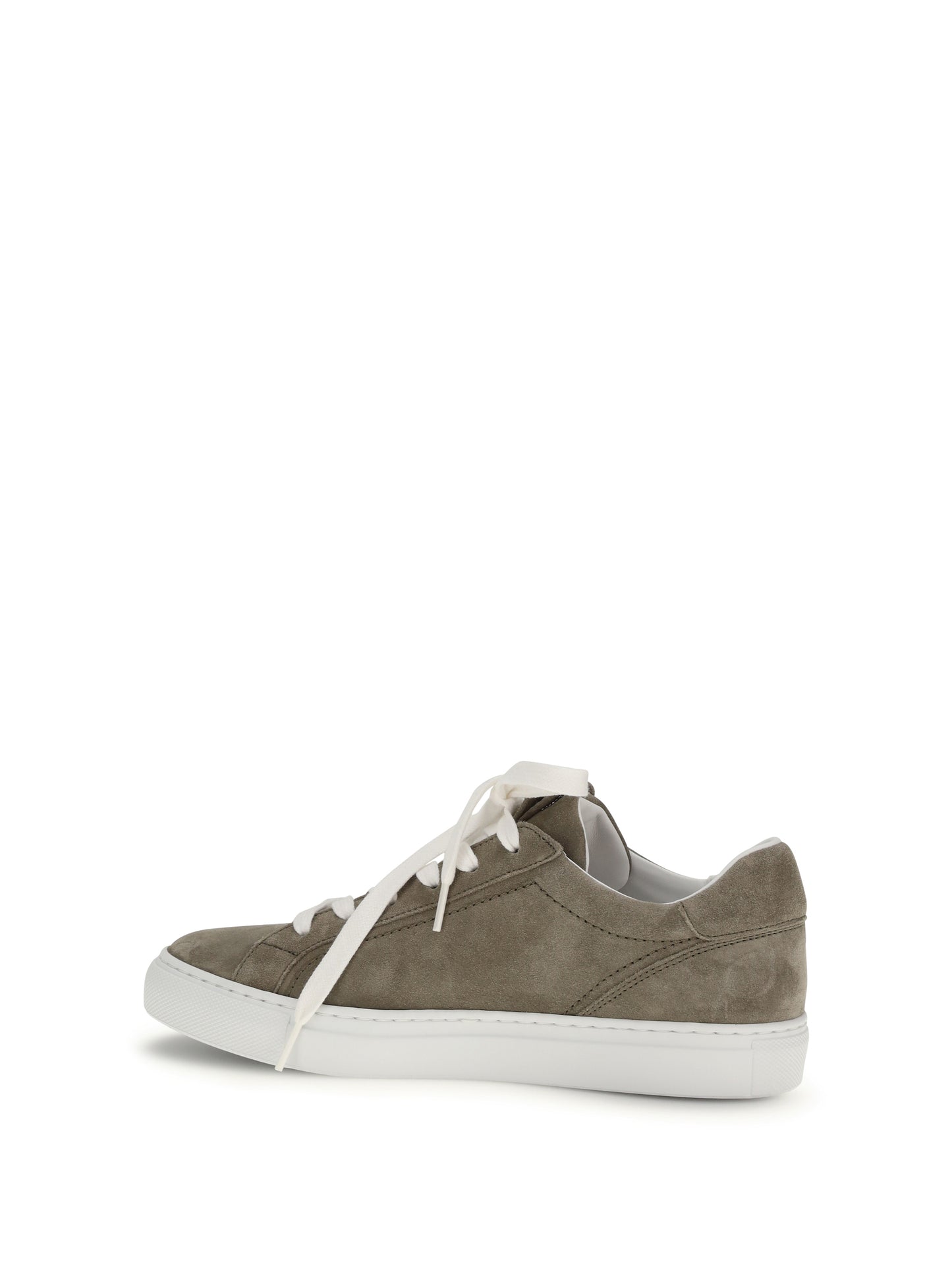 BRUNELLO CUCINELLI Suede Sneakers with Precious Loop