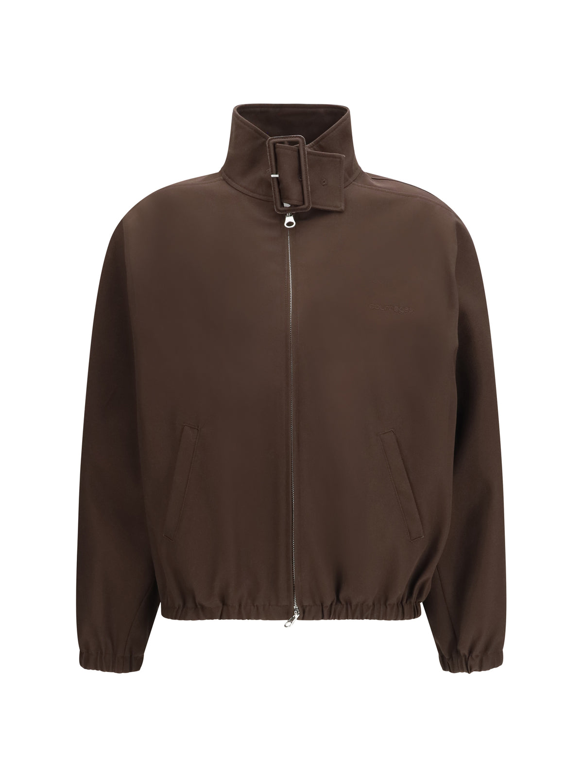 Courrèges Zip-up Bomber Jacket - Chocolate