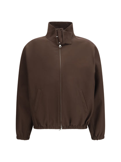 Courrèges Zip-up Bomber Jacket - Chocolate