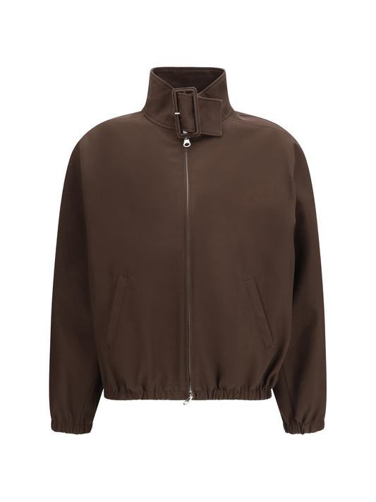 Courrèges Zip-up Bomber Jacket - Chocolate