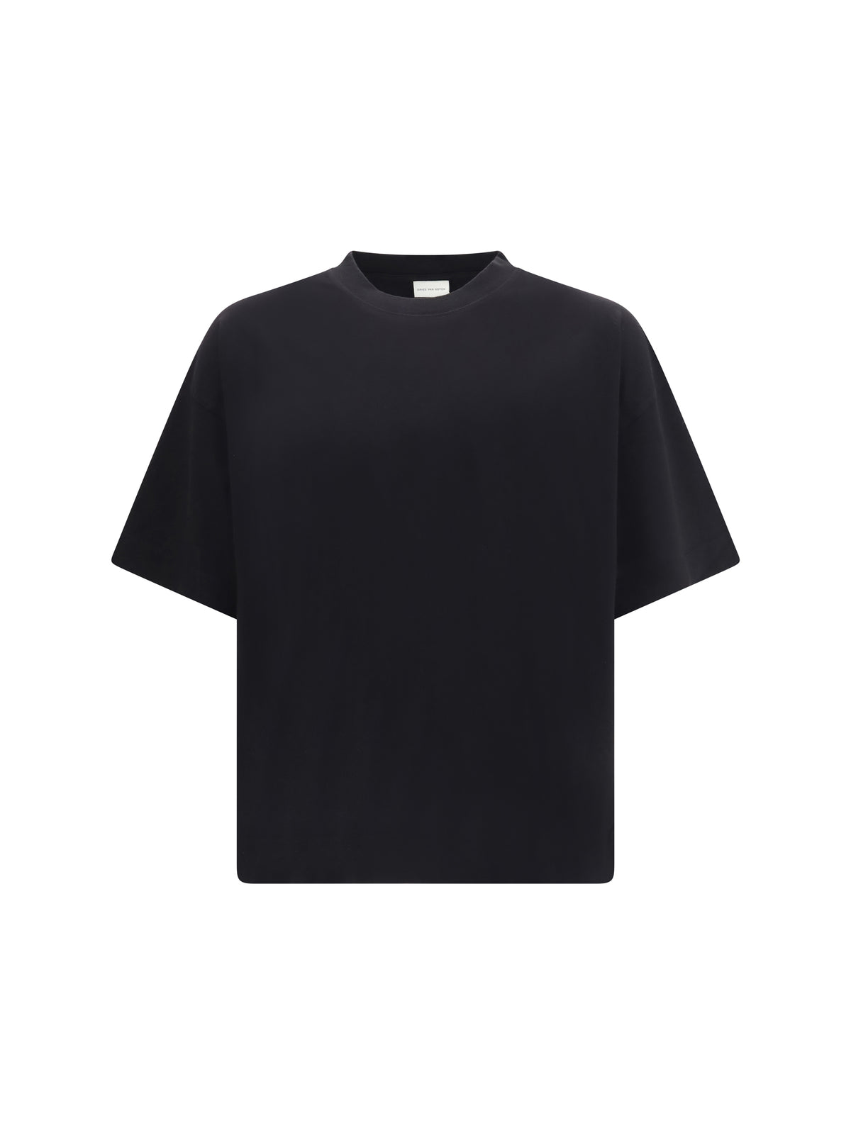 Dries Van Noten Monochrome cotton T-Shirt - Black