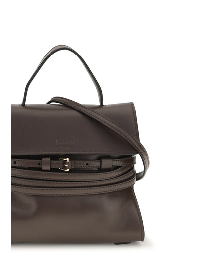 Moschino Tie Me Handbag - Cioccolato