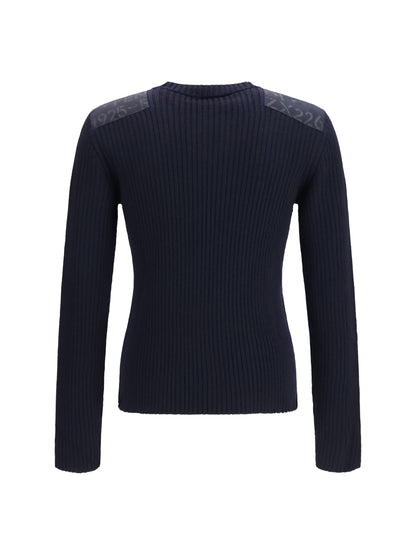 Fendi Ribbed wool Sweater - Blue Navy