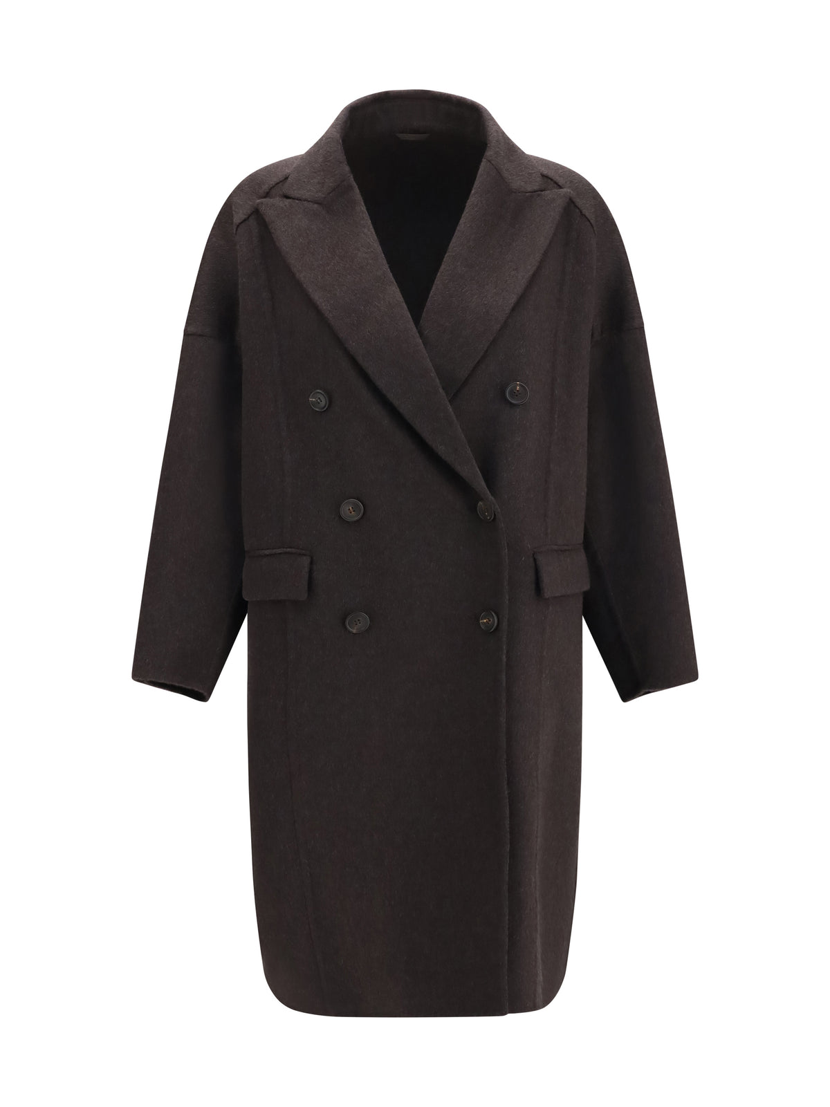 Brunello Cucinelli Cashmere Coat - Brown