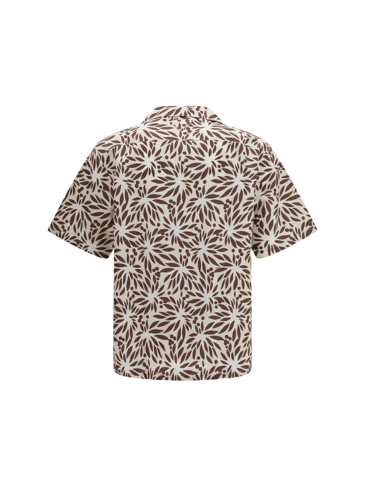 Prada Printed cotton bowling Shirt - Naturale+Bianco