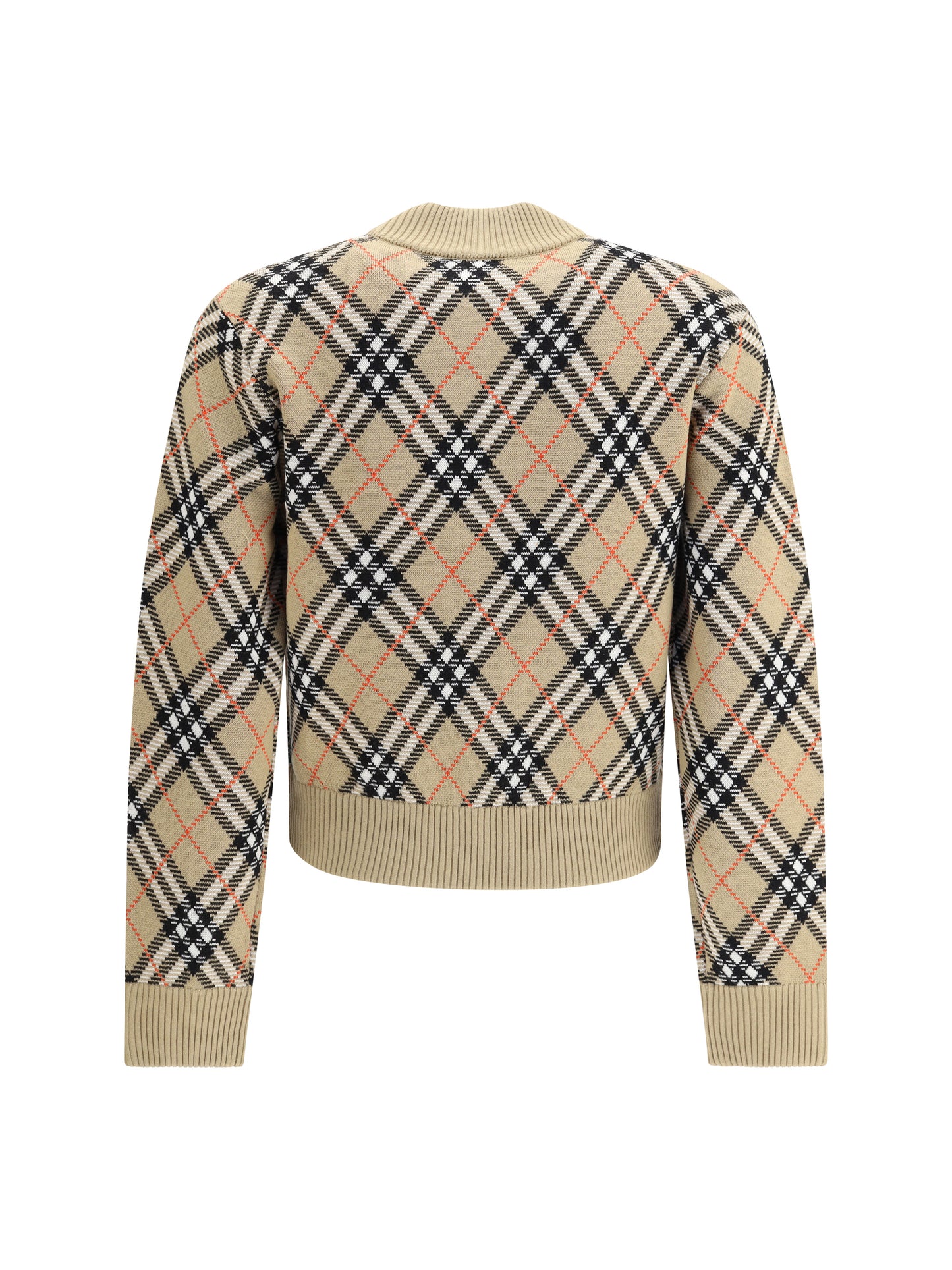 BURBERRY Check Cardigan