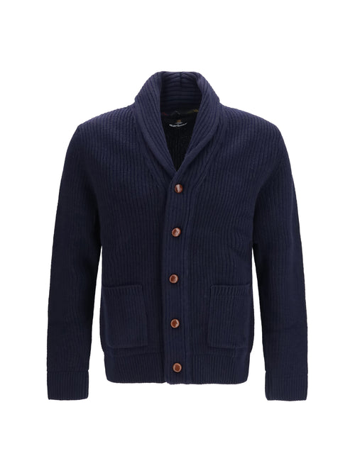Barbour Hartland wool Cardigan - Navy
