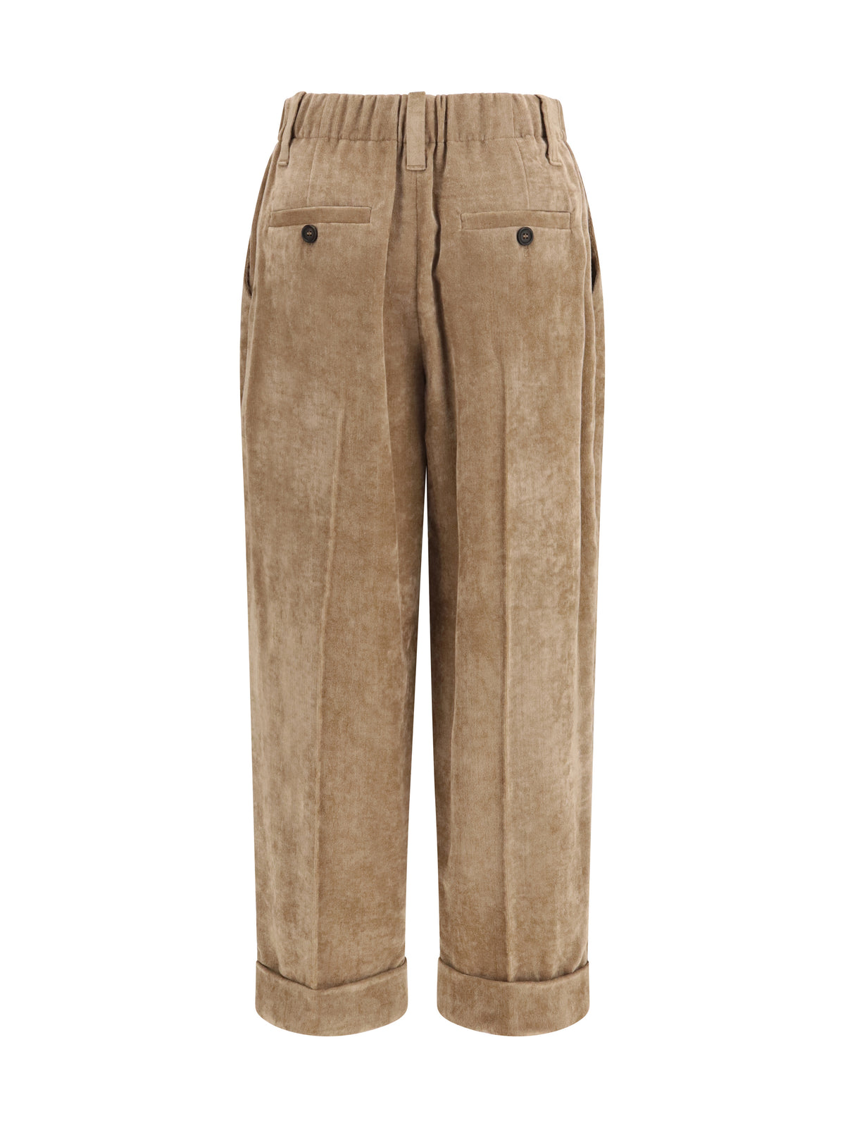Brunello Cucinelli Corduroy tailored Pants - Cappuccino
