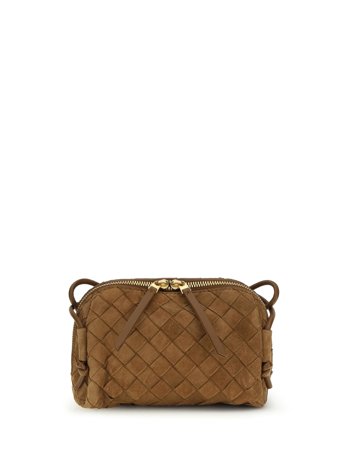 Bottega Veneta Mini Loop Shoulder Bag - Amber-Gold