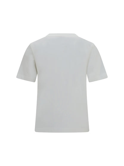 Burberry Knight Stamp Check cotton T-shirt - Chalk