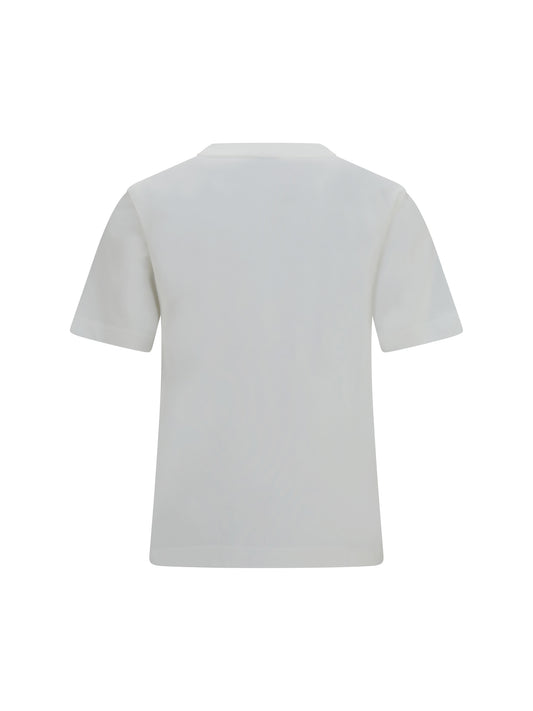 Burberry Knight Stamp Check cotton T-shirt - Chalk
