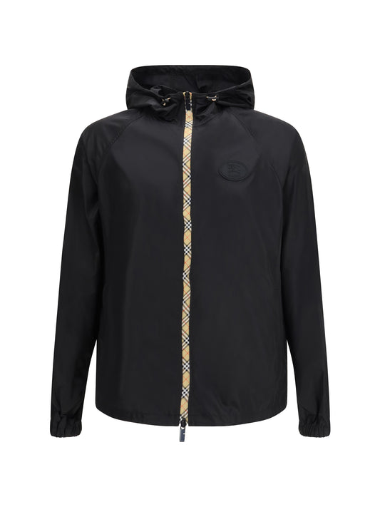 BURBERRY Zip-up hooded Jacket