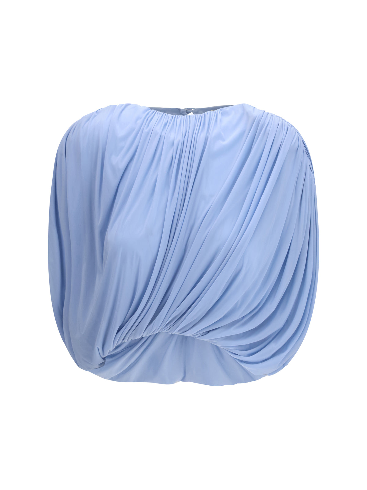 Magda Butrym Pleated Blouse - Light Blue