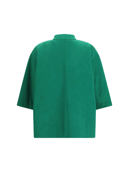 Prada Pique Jacket in pure cotton - Verde+Mimetico