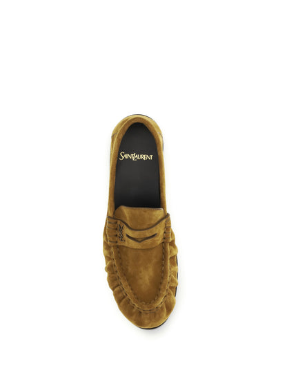SAINT LAURENT Suede Le Loafer Loafers