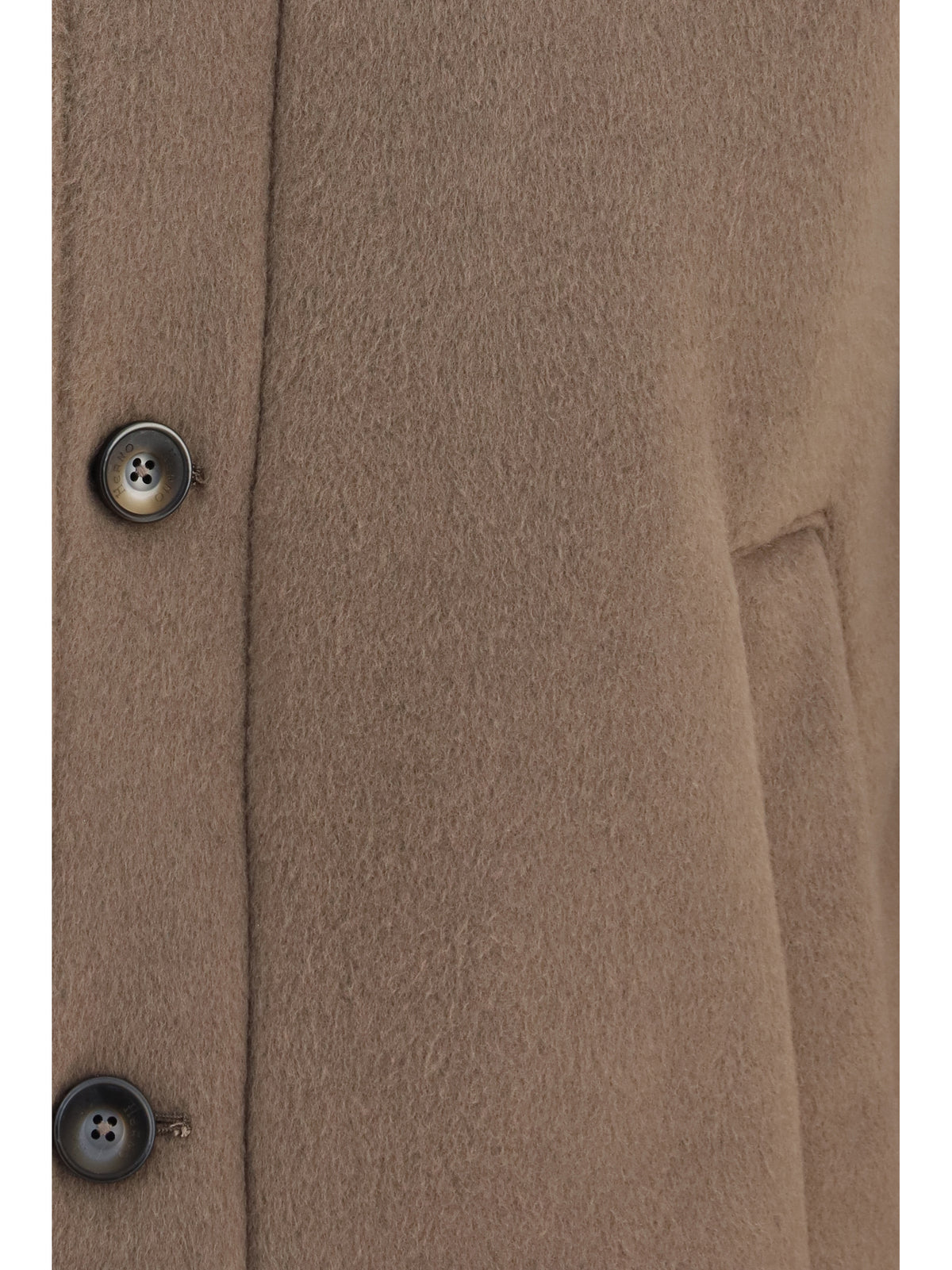 Herno Hooded button-front Jacket - Tortora Dark