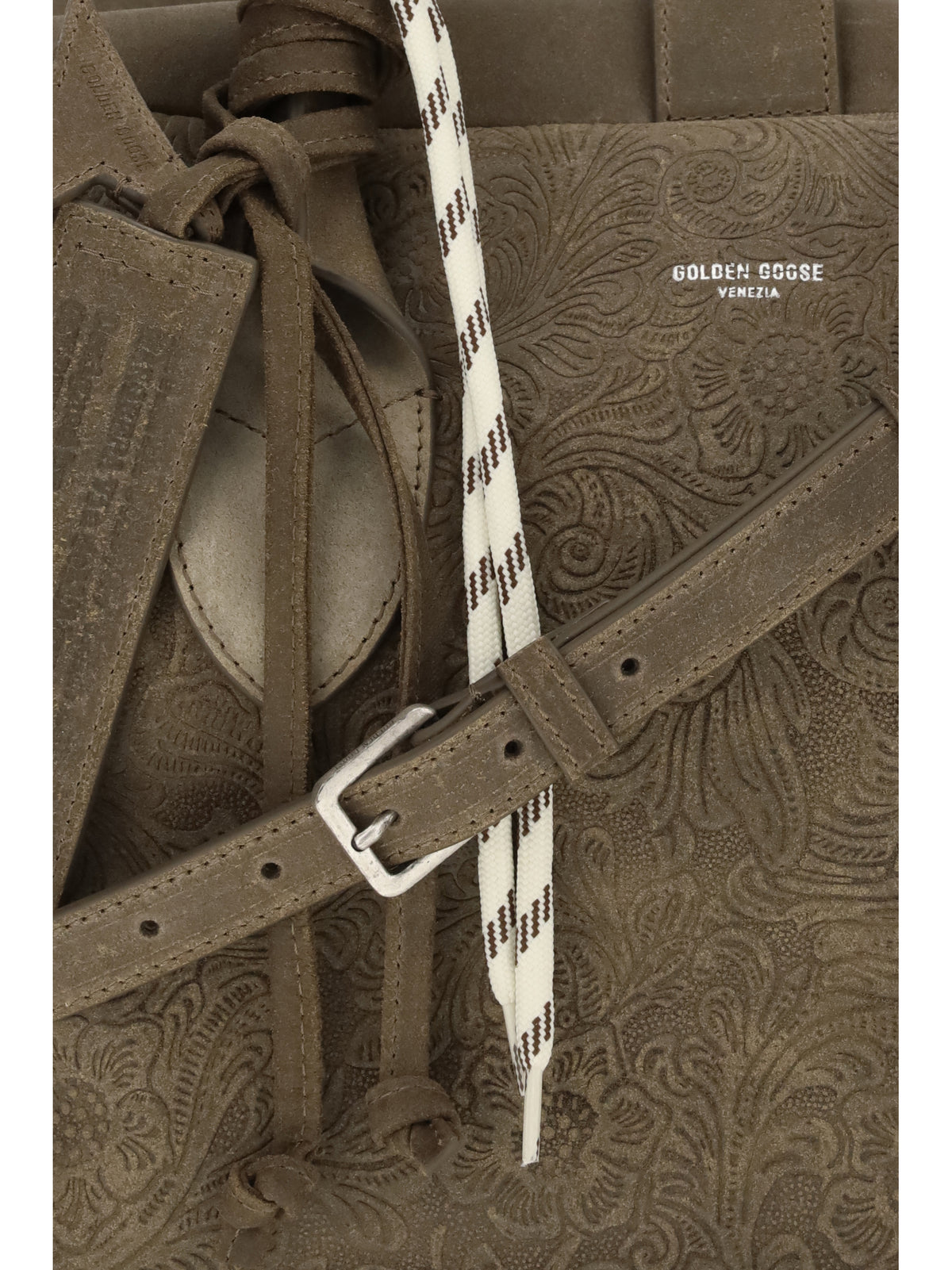 Golden Goose Vita Medium leather Travel Bag - Military Green