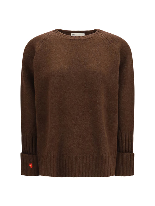 Tory Burch Wool Sweater - Dark Roast