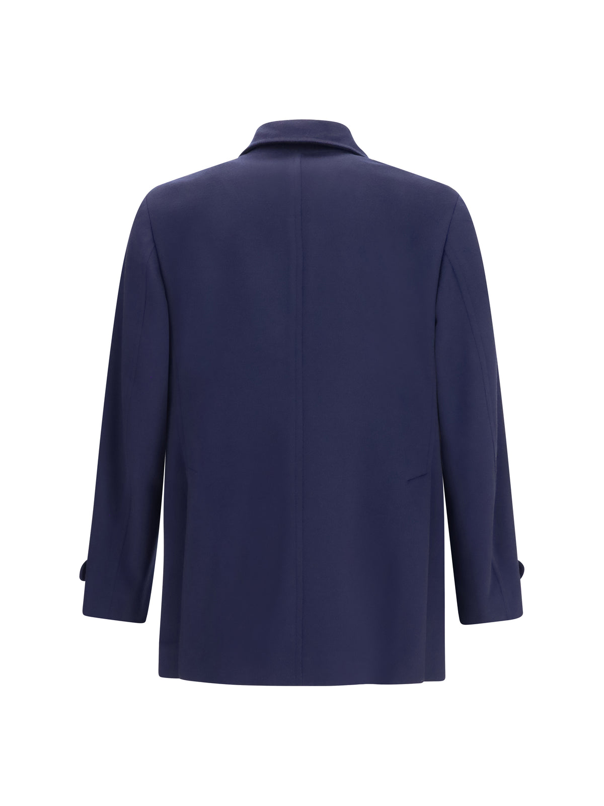 Brunello Cucinelli Double-breasted wool Coat - Blue Colorato+Rubino