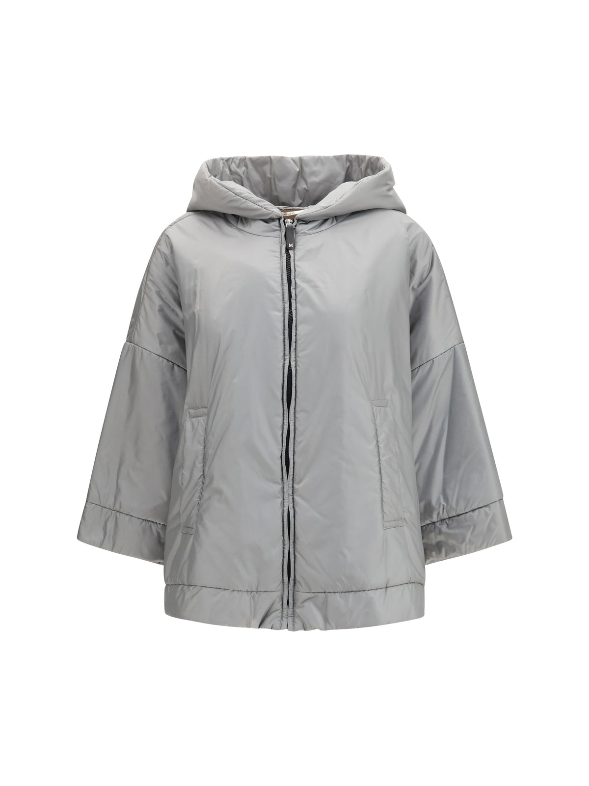 Max Mara The Cube Hooded added Jacket - Steel